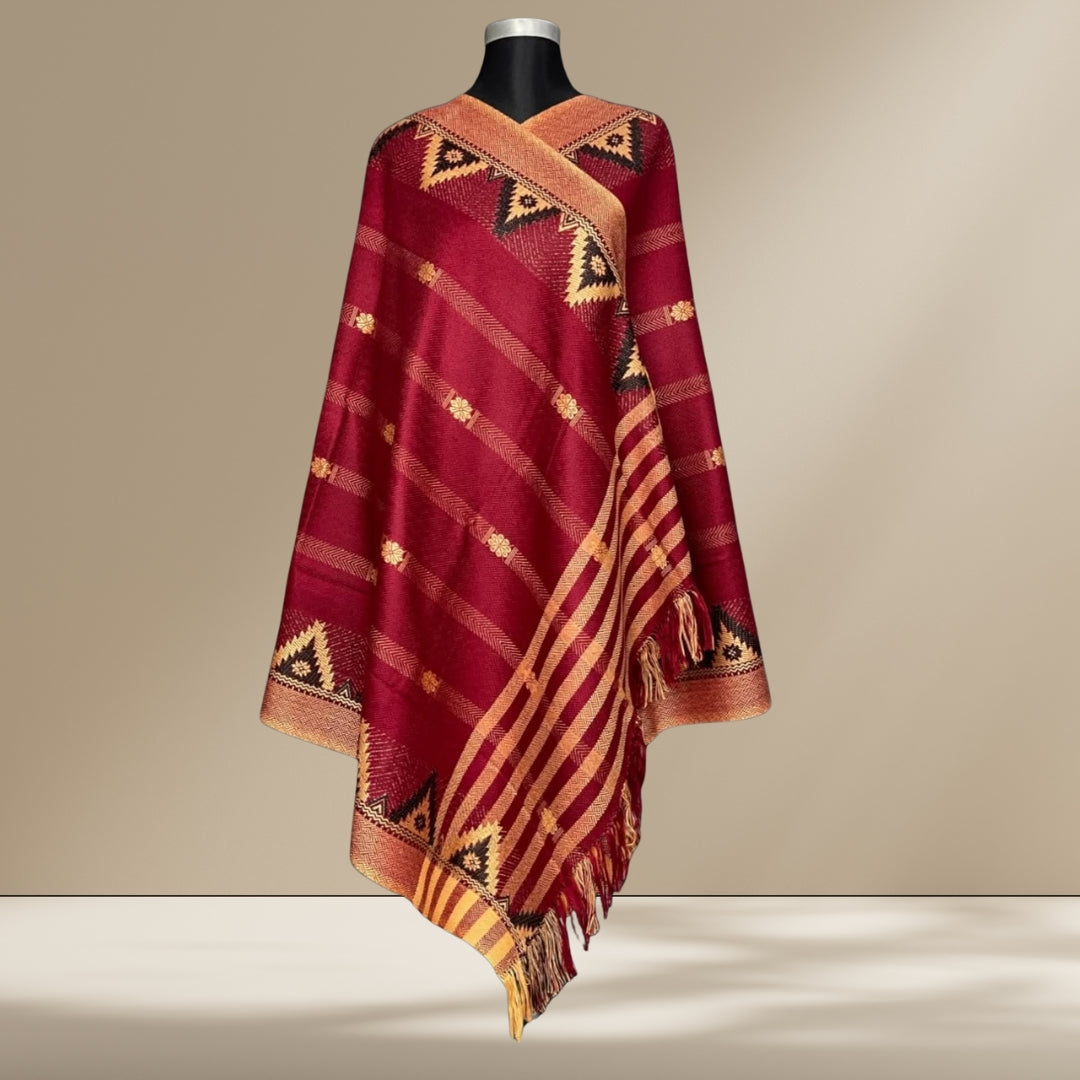 Minakari Jamdani Shawl