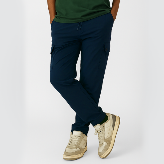Navy Blue Cargo Trouser