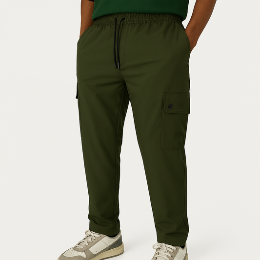 Olive Green Cargo Trouser