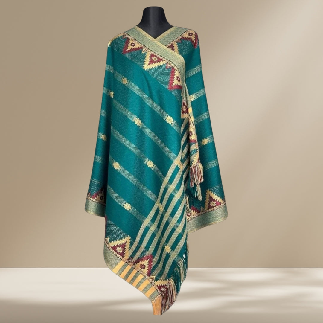 Minakari Jamdani Shawl