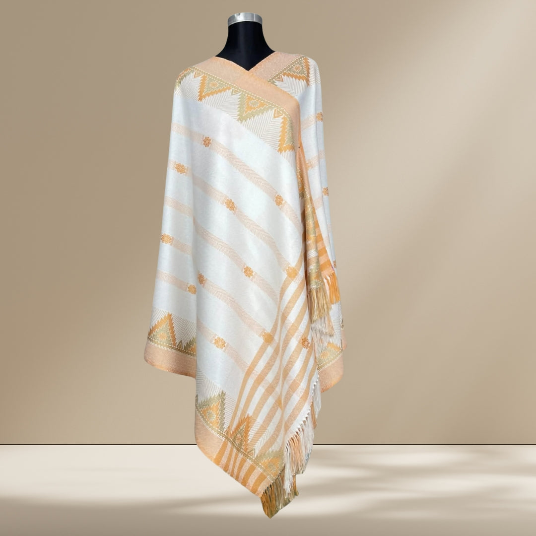 Minakari Jamdani Shawl